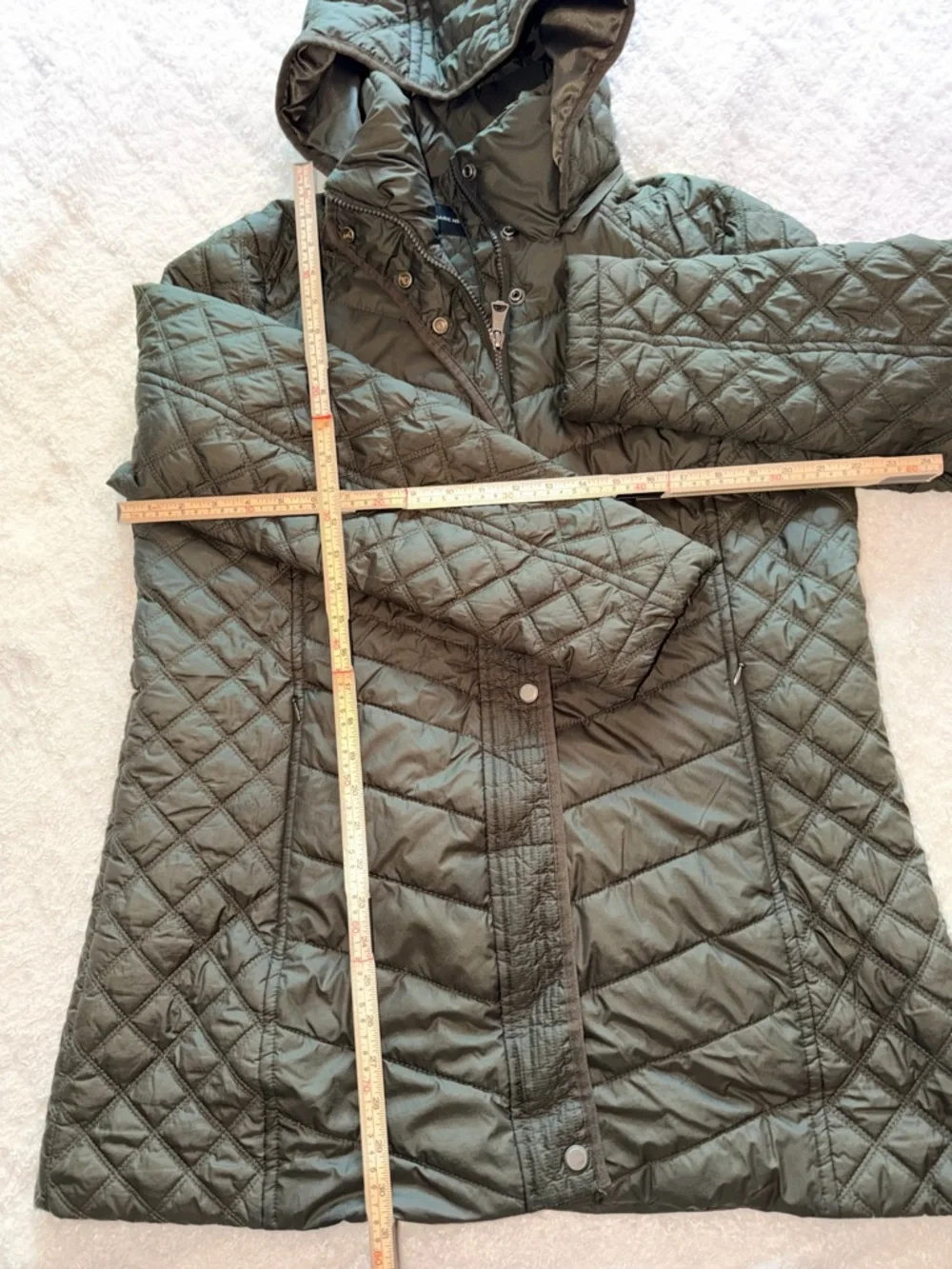 Marc New York Quilted Dark Olive Green Jacket